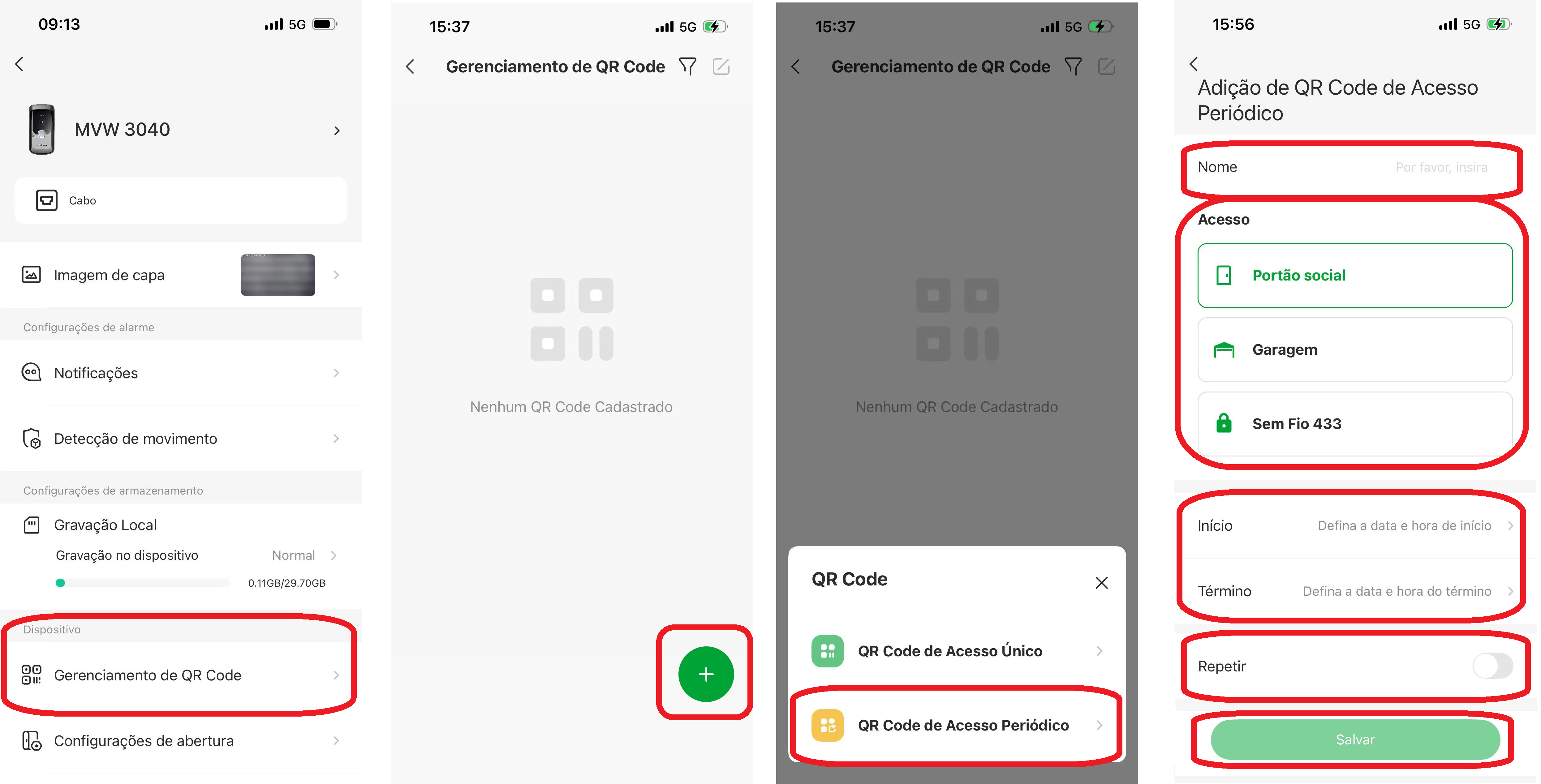 QR Code de Acesso Periódico